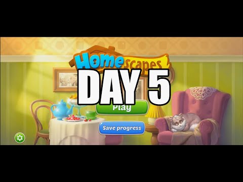 HOMESCAPES GAMEPLAY - DAY 5 Level 58