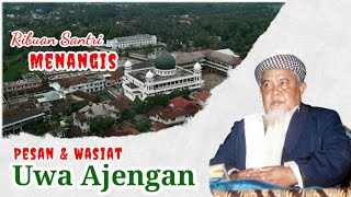 Download lagu 🔴 Pesan dan Wasiat Uwa Ajengan KH.Khoer Affandi - Tingkatkeun TAQWA - Miftahul Huda mp3