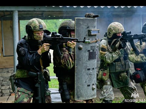 Russian SOBR  in action. Shootouts, storming of buildings and shootouts with the mafia! Part 1