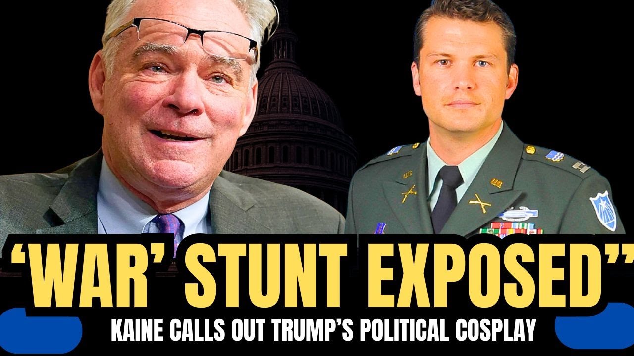 Tim Kaine Exposes Trump’s Military Rebrand as ‘Political Theater’ — Not Leadership