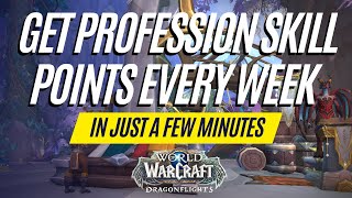 Get Profession Knowledge, Artisan's Consortium Rep, And Gold Doing The Weekly Work Order Quest Solo