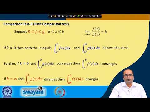 Improper integrals (Contd.)