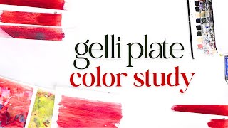 Color Study Using Gelli Plate | Part 4 of Series