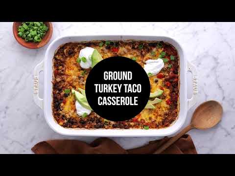 Ground Turkey Taco Casserole