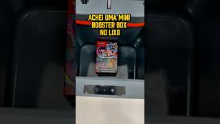 ENCONTREI UMA MINI BOOSTER BOX DE CAOS ASCENDENTE NO LIXO #pokemon #pokemontcg #greninja #tcg