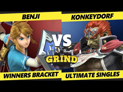 The Grind 147 Winners Bracket - benji (Link) Vs. KonkeyDorf (Ganondorf, Sephiroth) Smash Ultimate