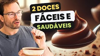 2 RECEITAS FÁCEIS QUE VIRALIZARAM - Pudim de chocolate rápido e bolo de chocolate SÓ 200 CALORIAS