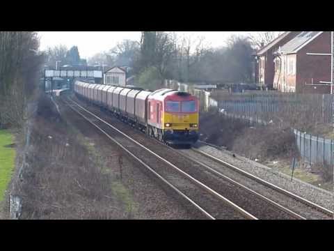 DBS Class 60 number 60007 at Rainhill on the 8th February 2012