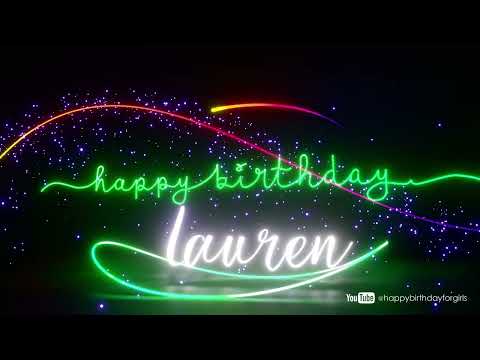 LAUREN Birthday Song – Happy Birthday Lauren