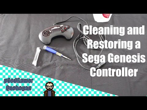 Cleaning and Restoring a Sega Genesis Controller