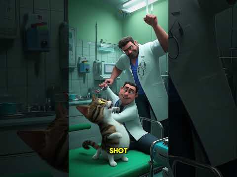 The Talking Cat Hates the Vet #shorts #funnyanimals #trending #viralvideo #fyp