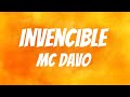 Invencible - Mc Davo (Letra / Lyrics)