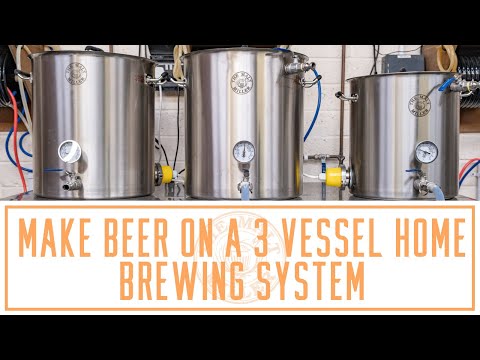 EPIC 3 VESSEL BREWDAY | ELECTRIC HOME BREW SET UP | THE MALT MILLER