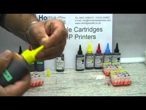 Video thumbnail: Hp364 & Hp920 Refillable Cartridge Instructions