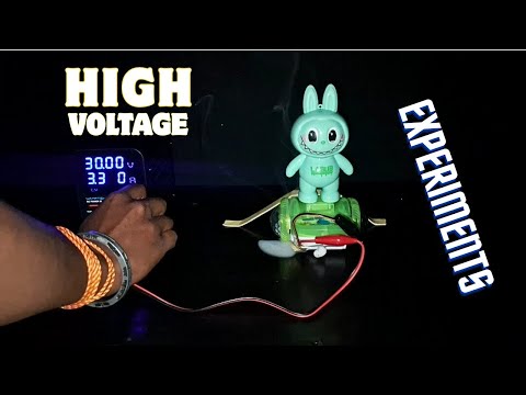 Craziest High Voltage Experiment || What Happened High Voltage Applied To Toys⚠️