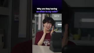 Opened the café ready for anything… ended up the affair hotspot 🥹 #NonPlayerCharacter #Shortime