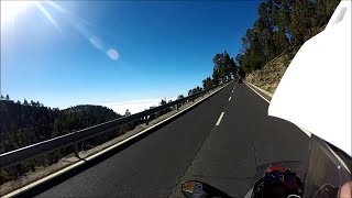 preview picture of video 'Tenerife 2014 Moto Adventures - TF-21 from Vilaflor to Teide'