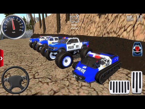 Juegos De Carros - Police Monster Truck Stunts Driving Simulator#1-Offroad Outlaws Android Gameplay