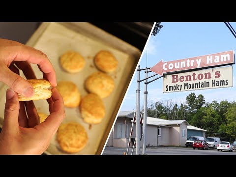 Buttermilk Biscuits, with Country Ham and Red-Eye Gravy