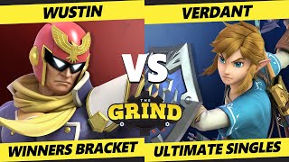 The Grind 143 Winners Bracket - Verdant (Link) Vs. wustin (Captain Falcon) Smash Ultimate - SSBU