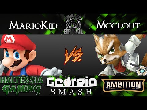Gwinnett Brawl 48 Smash 4 Singles AE | MarioKid (Mario) vs Mcclout (Fox)
