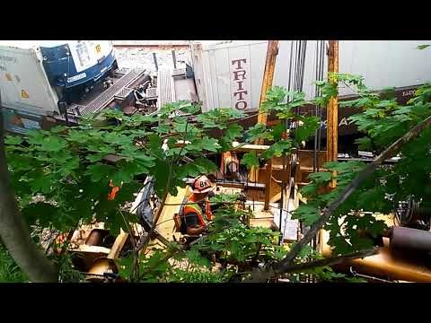 Worcester CSX derailment Cambridge St.