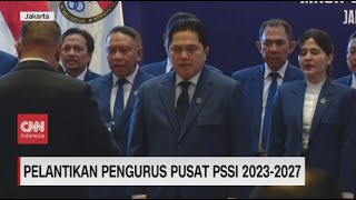 Pelantikan Pengurus Pusat PSSI 2023-2027