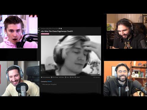 Streamers react to the Most Viewed Chess Clip of All Time: XQC's Chess Match