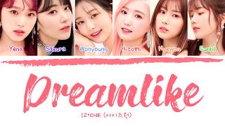 Download lagu IZ*ONE (아이즈원) - 'DREAMLIKE' (Color Coded Lyrics Eng/Rom/Han/가사) mp3