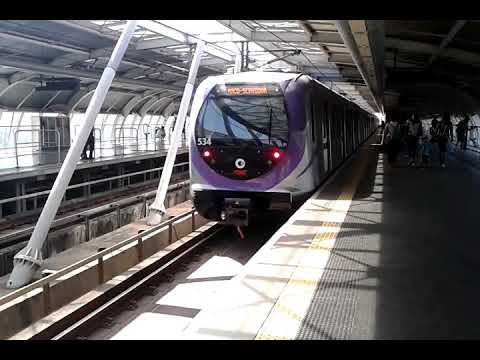 ViaMobilidade - Série 500 (CAF) (534) Fase II - Partindo de Santo Amaro - Sentido Chácara Klabin