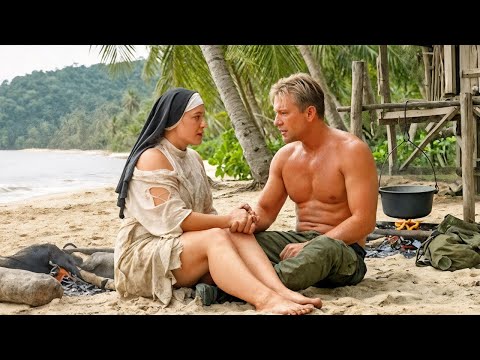 A Soldier and a Nun Battle Emotions While Alone on a Deserted Island