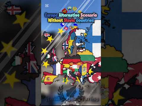 Europe without Slavic countries #europe #mapping #mapper #geography #history #slavic #eu #map #fyou