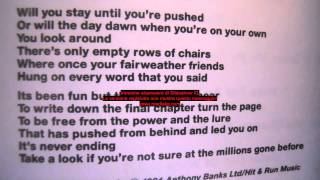 The final curtain - Tony Banks