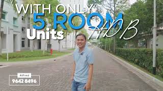 High Floor Unblock View Doorstep Coral Edge LRT Opposite Punggol Plaza 5 room HDB 1184sqft for Sale