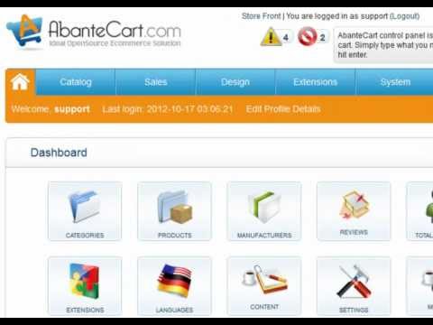 Setting up Multi-Store eCommerce with AbanteCart shopping cart solution
