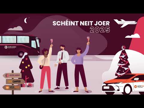 Emile Weber wënscht Iech e schéint neit Joer 2025!