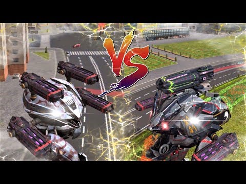 【War Robots】NEW LEECH Robot VS Fenrir / Comparison / Test Server Gameplay