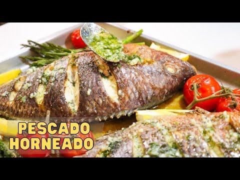 PESCADO ENTERO HORNEADO