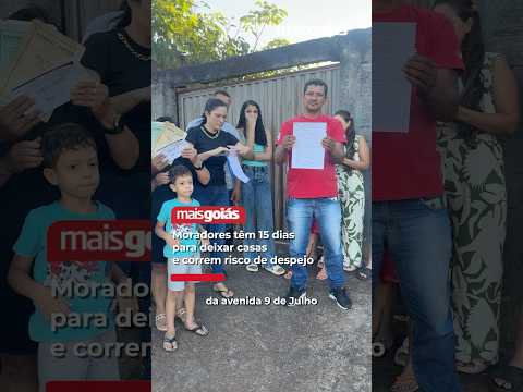 Moradores têm 15 dias para deixar casas e correm risco de despejo por obras em Goiânia