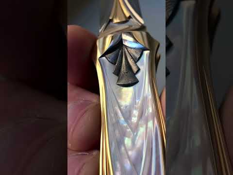 Wolfgang Loerchner Solid Gold folding Dagger