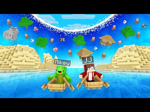 EPIC Minecraft Water Flood Survival ft. Mikey & JJ