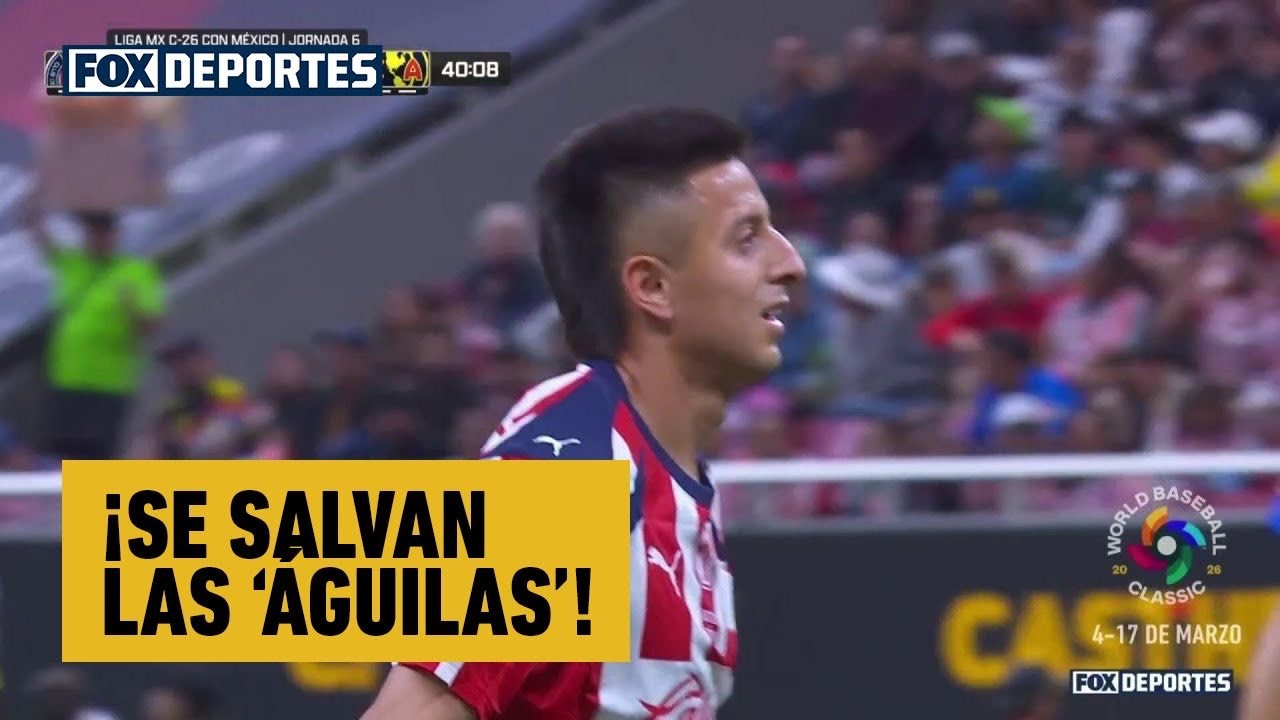 🤭🫣 ¡SE SALVAN LAS ‘ÁGUILAS’! | Guadalajara 0-0 América | Jornada 6 | Liga MX
