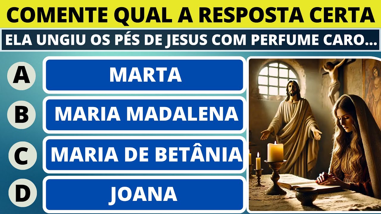 29 PERGUNTAS BÍBLICAS DESAFIADORAS + PERGUNTA BÔNUS NÍVEL MÉDIO - QUIZ BÍBLICO