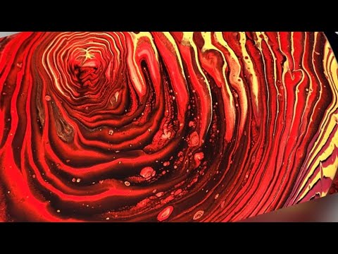 How to Create DEPTH & DIMENSION: EASY 3D Ring Pour / Acrylic Pour Painting  (272)