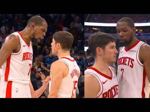Reed Sheppard has Kevin Durant hyped after clutch 3s and dagger vs Magic
