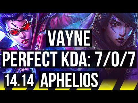 VAYNE & Milio vs APHELIOS & Pyke (ADC) | 7/0/7, Godlike, 500+ games | VN Challenger | 14.14