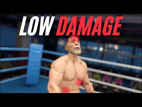How to get a KNOCKOUT in thrill of the fight 2 (LOW DAMAGE)