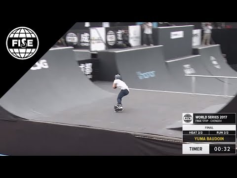 Yuma Baudoin: 1st Final FIRS Roller Freestyle Park World Cup - FISE World Series Chengdu