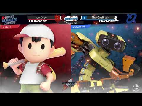 RocketCon 2019 - :v~ Debo (Ness) vs ThatOneRider (R.O.B.) Winners Round 3 - Smash Ultimate
