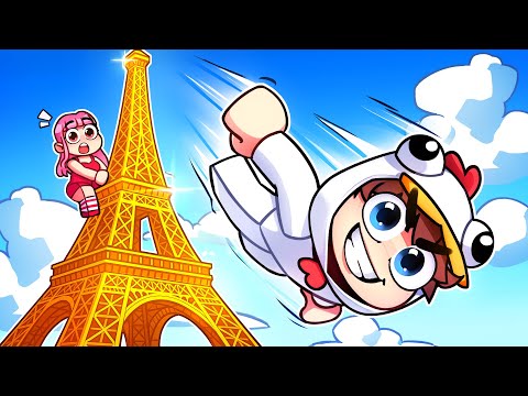 Monter et Sauter des Tours avec mes AMIS sur Roblox !